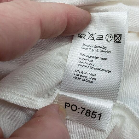 Seraphine Luxe Dress Womens 12US 16UK Pink Floral Silk Ruffle Maternity Occasion - Picture 8 of 9